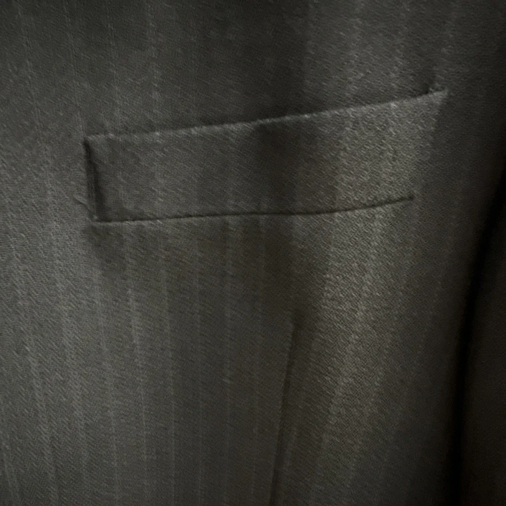 Leveti Men's Blazer Sport Coat 42R Black Wool 3-Button Designer Italy Made